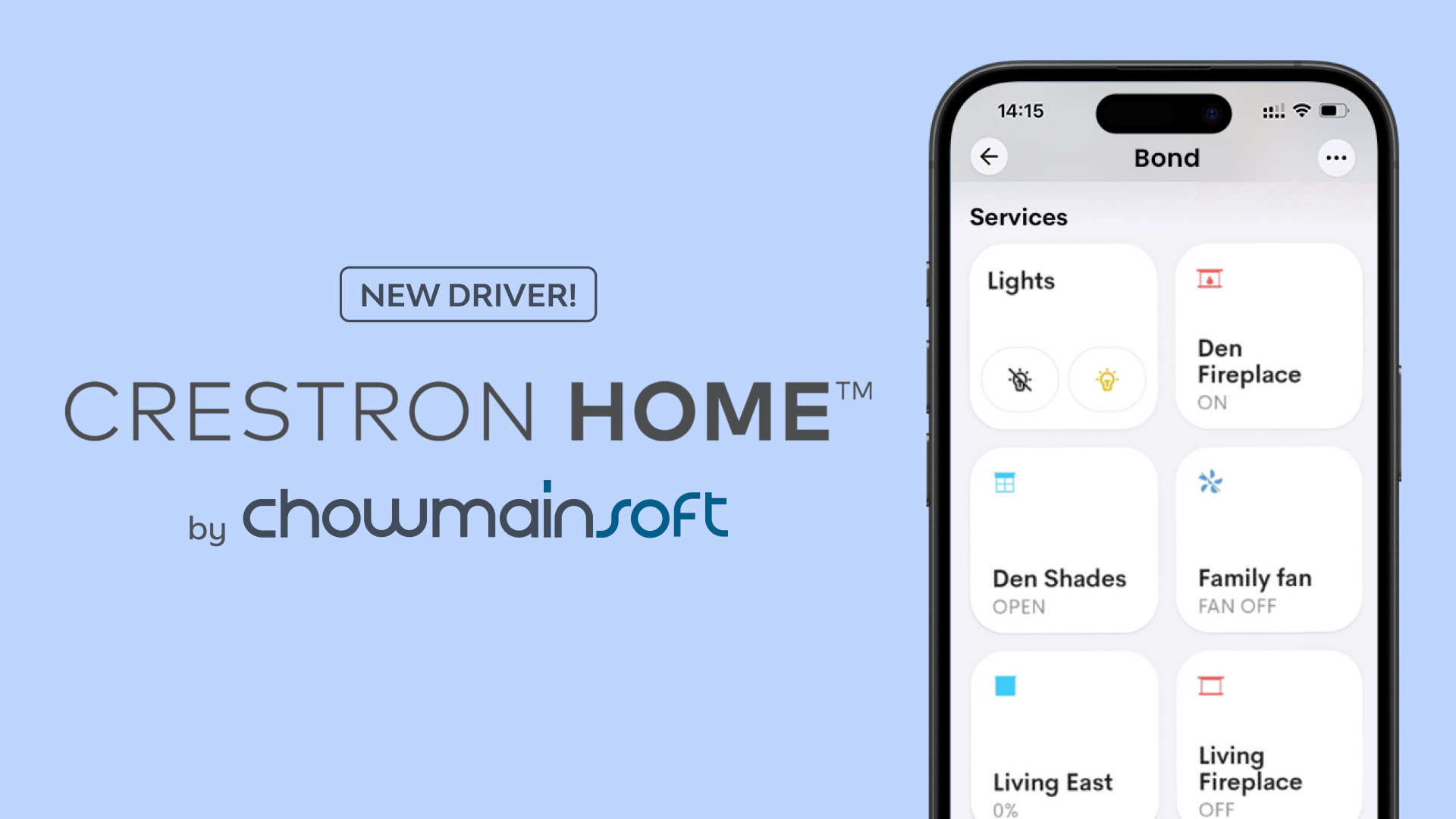 New! Crestron Home Driver